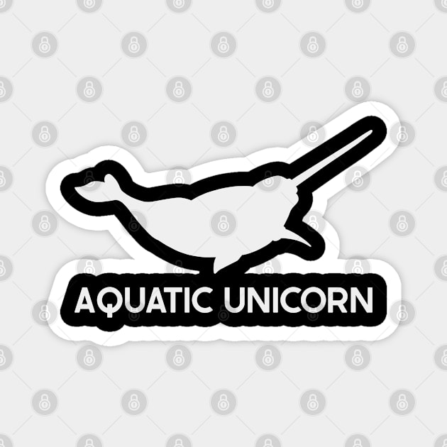 Aquatic Unicorn Magnet by nickbeta