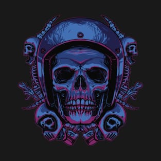 the skull of the king of the road T-Shirt