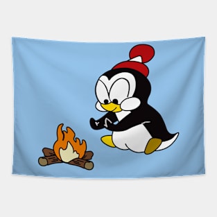 Chilly Willy Woodfire - Woody Woodpecker Tapestry