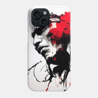 Warrior Wild Nature Free Spirit Art Brush Painting Phone Case