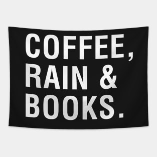 Coffee, Rain & Books. Tapestry