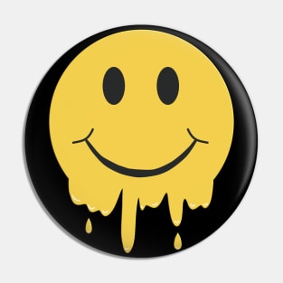 Retro Acid House Happy Hardcore Ravers Melt Pin