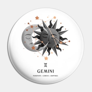 Gemini Constellation Zodiac Series Pin