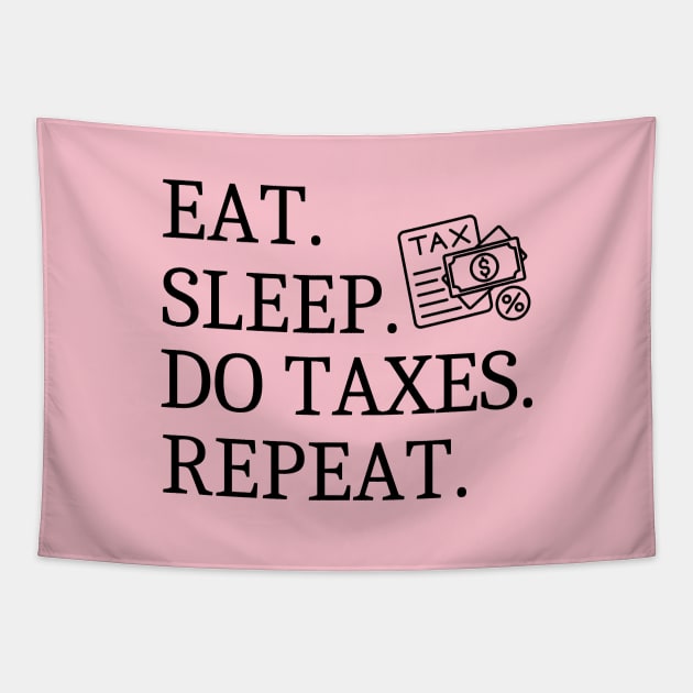 Funny Tax Season CPA Accountant Tax preparer assistant mom Tapestry by Printopedy