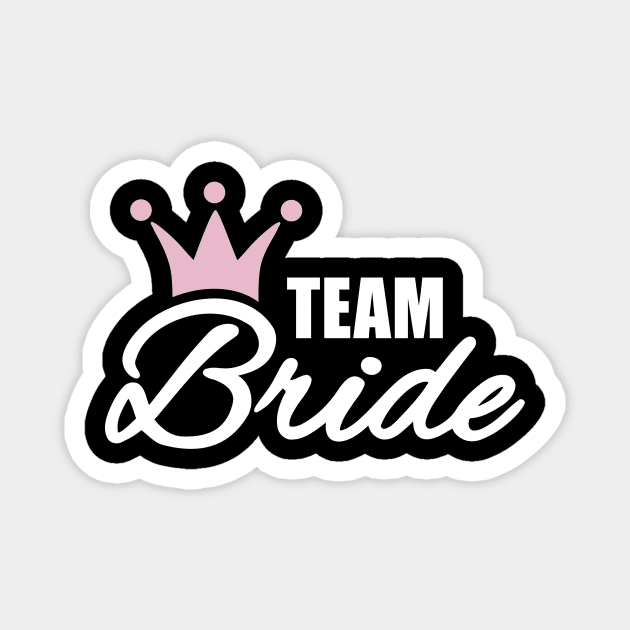 Team Bride Magnet by Designzz