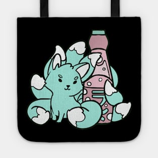 Kitsune Ramune cute yokai Tote