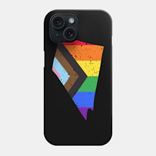 Nevada State Pride: Embrace Progress with the Progress Pride Flag Design Phone Case