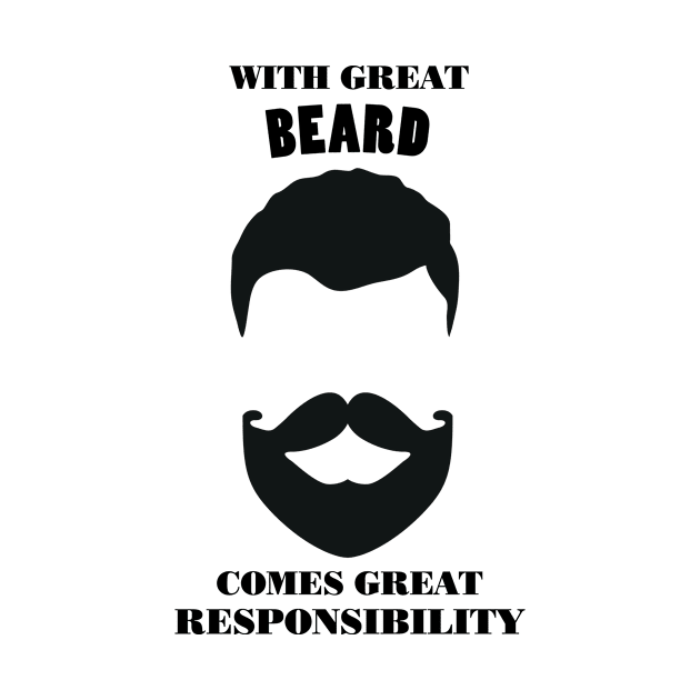 With Great Beard by Fun-E-Shirts