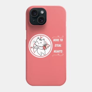 Here to steal hearts Phone Case