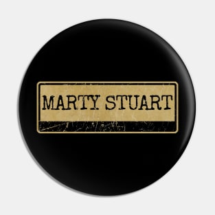 Aliska, text black retro - Marty Stuart Aliska, text black retro Pin