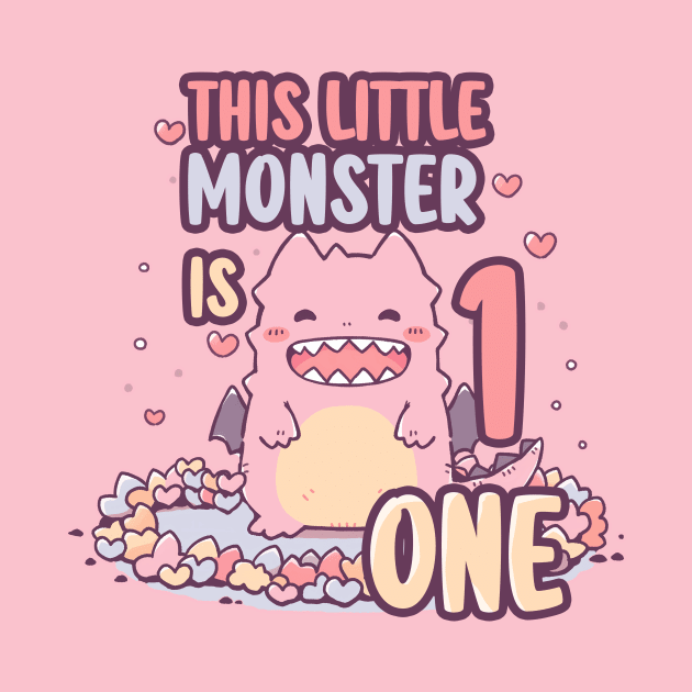 This Little Monster is One | 1st Birthday by Malinda