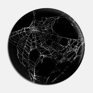 Goth SpiderWeb Pin