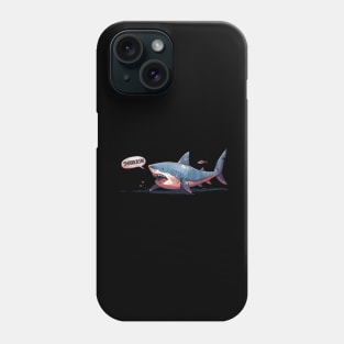 SHARKASM, shark lovers, presents gift idea Phone Case