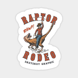 Raptor Rodeo Magnet