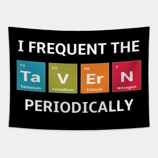 Funny Ren Faire Renaissance Festival Periodic Table Costume Tapestry