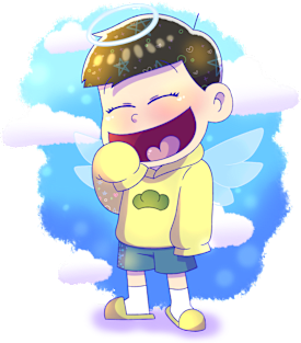 Osomatsu-san : Jyushimatsu Chibi (Angel) Magnet