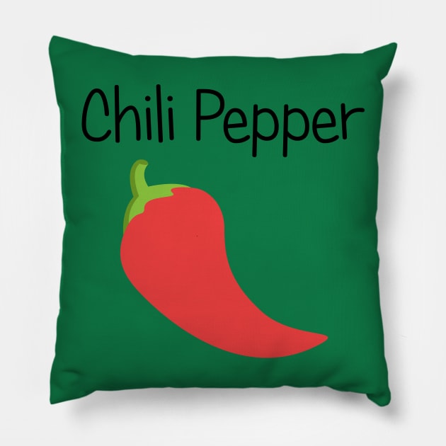 Red Hot Chili Pepper Pillow by EclecticWarrior101