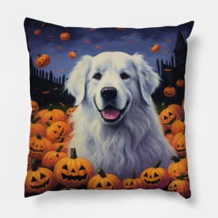 Halloween Kuvasz Pillow