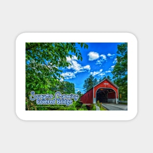 Sawyers Crossing Covered Bridge Magnet