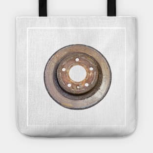 Excessively used rusty brake discs Tote