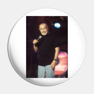 George Carlin Photograph Pin