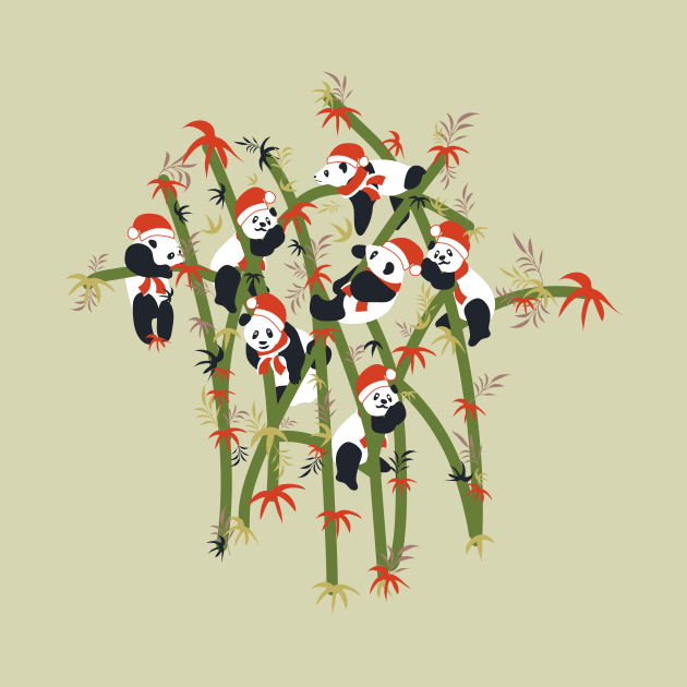 Panda Holidays by Winkeltriple