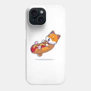 Cute Kawaii FoxHot Dog Phone Case