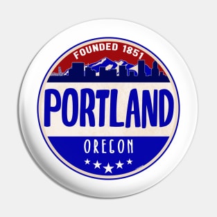 PORTLAND OREGON MOUNT HOOD MOUNTAINS MOUNTAIN VOLCANO Pin