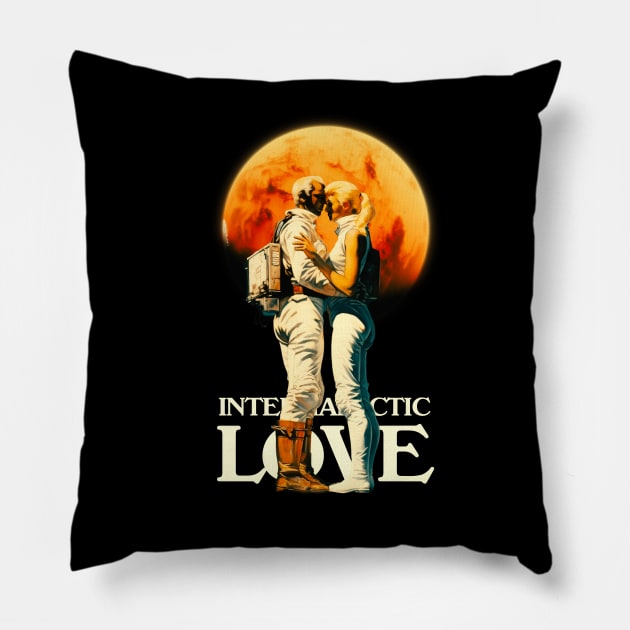 Intergalactic Sci-Fi Love Pillow by Taudalpoi