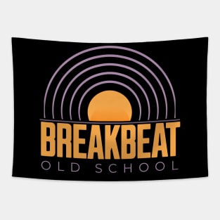 BREAKBEAT  - Old School Records (purple/orange) Tapestry