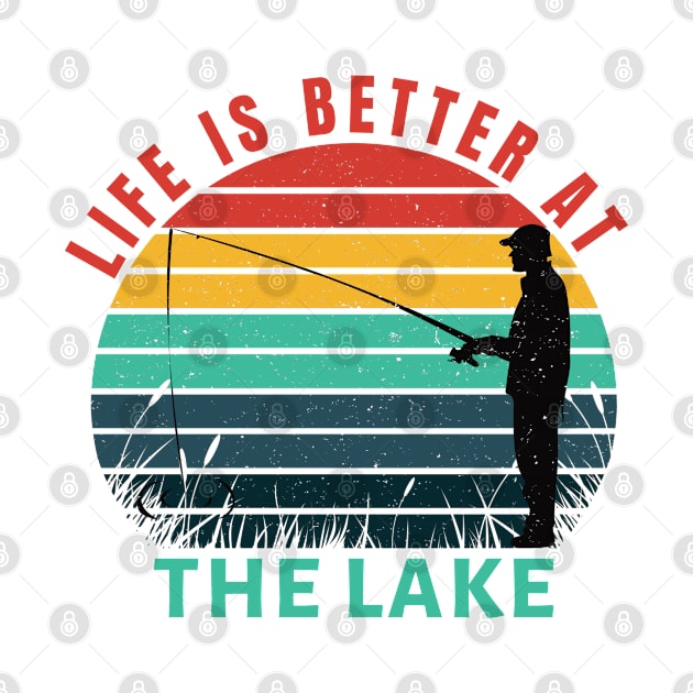 Life is better at the lake by Houseofwinning