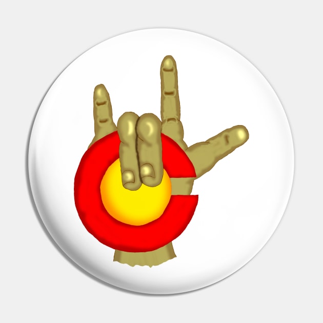 Latino or Spanish American sign language for deaf. I LOVE COLORADO Pin by Superdaddy1701