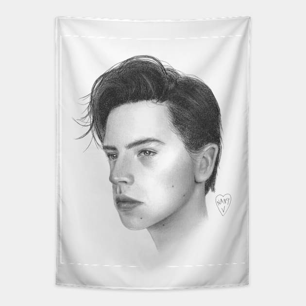 Cole Sprouse Tapestry by thelamehuman