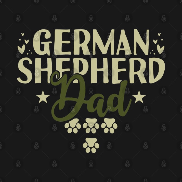 German Shepherd Dad by Tesszero