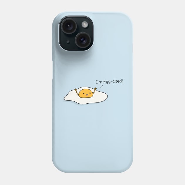 Cute and Funny Egg Pun T-Shirt Phone Case by happinessinatee