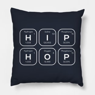 Hip Hop Periodically Table Of Elements Pillow