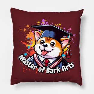 Graduation puppy Pillow