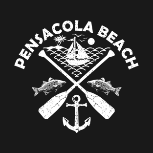 Pensacola Beach, America, Boat Paddle T-Shirt