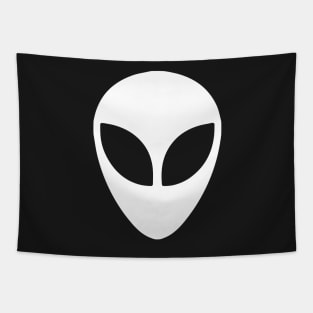 Alien Face Tapestry