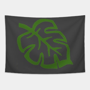 Simple monstera design Tapestry