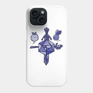 d20 Coat of Arms - Blueberry Phone Case