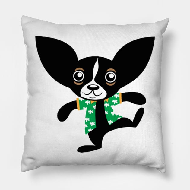 Hola Rico Dancing #2 Pillow by mort13