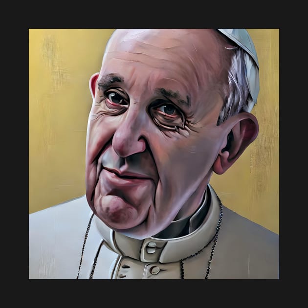 Face of Pope Francis by bogfl