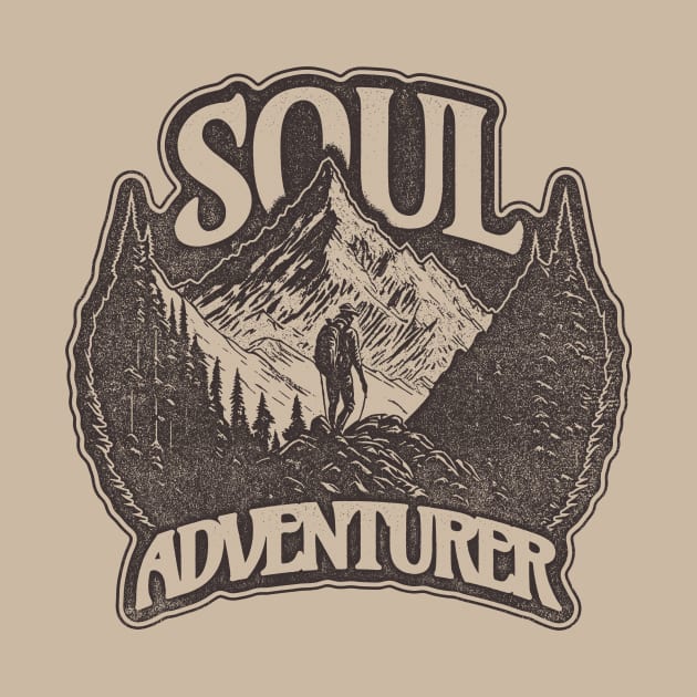 Vintage Retro Soul Adventurer by metamorfatic