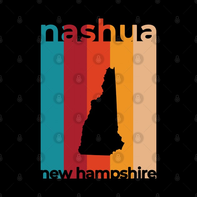 Nashua New Hampshire Retro by easytees