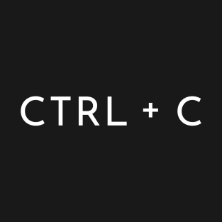 Ctrl c copy white version T-Shirt