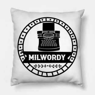 MIlwordy - Motivational Writing Gift Idea for Writers and Milwordy Challenge Participants Pillow