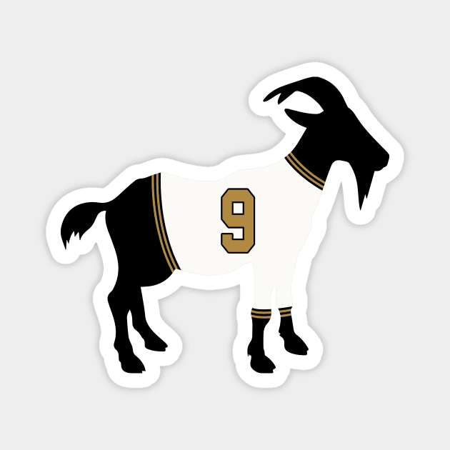 Drew Brees GOAT Magnet by cwijeta