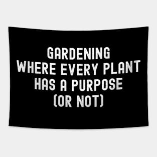 Gardening Where Every Plant Has a Purpose (or Not) Tapestry