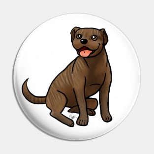 Dog - American Pit Bull - Brindle Pin